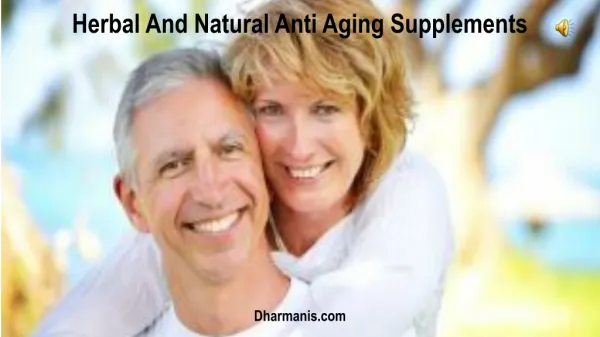 Herbal And Natural Anti Aging Supplements
