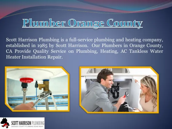 Orange County Plumber