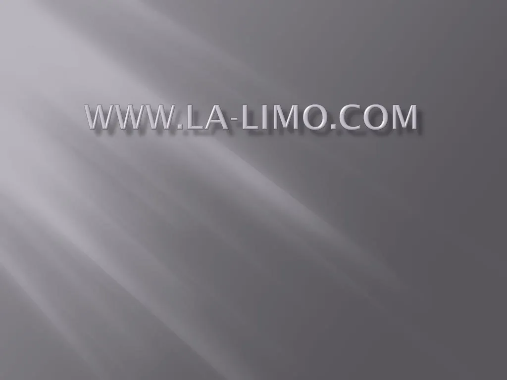 www la limo com