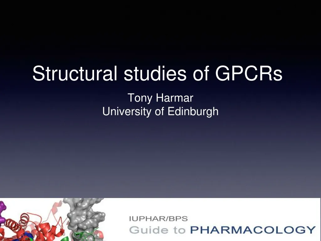 structural studies of gpcrs