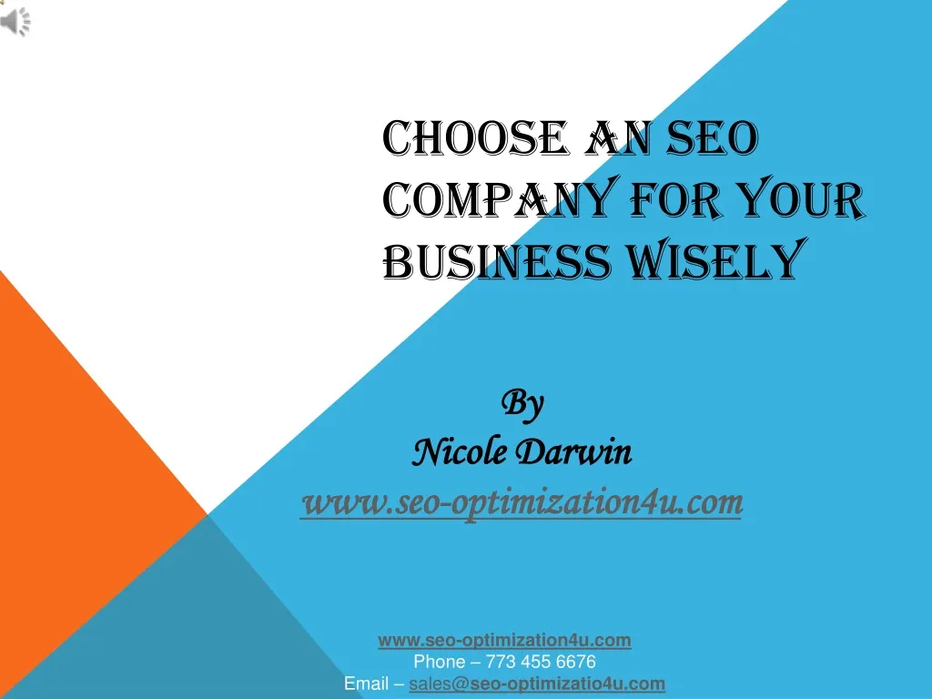 choose an seo company for your business wisely