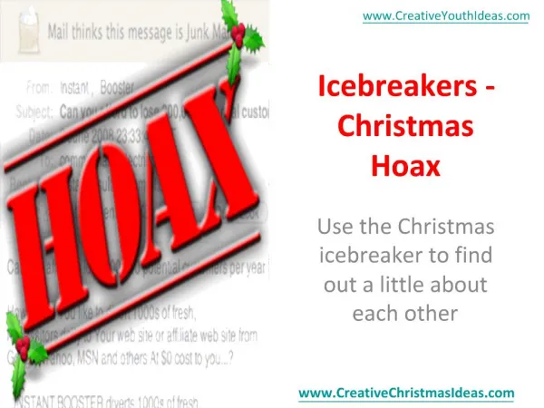 Icebreakers - Christmas Hoax