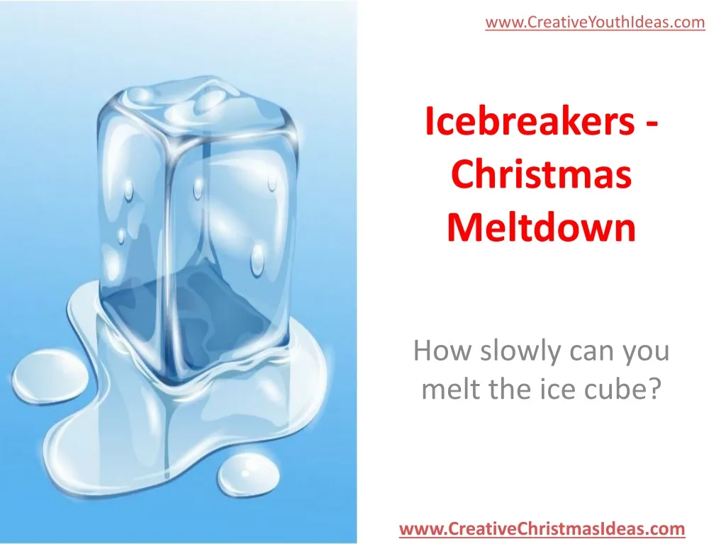 icebreakers christmas meltdown