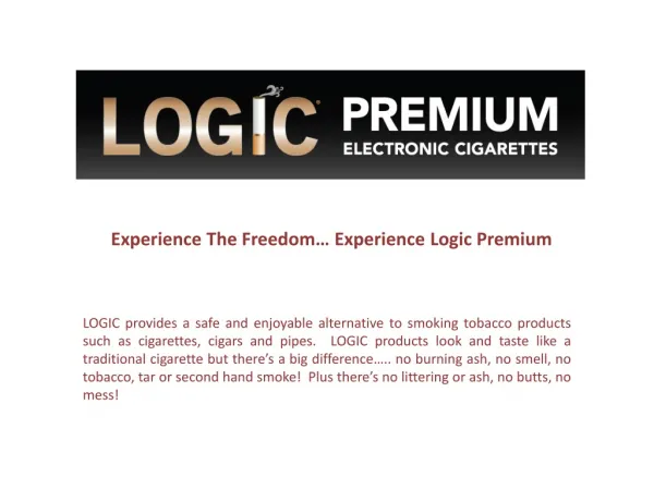 Logic - Premium Electronic Cigarettes