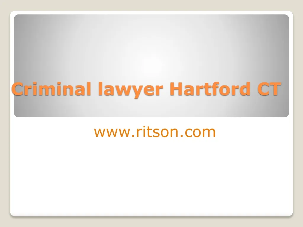 criminal lawyer hartford ct
