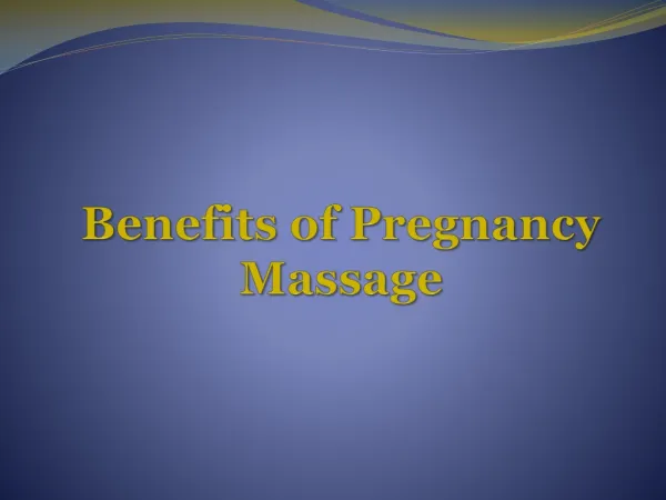 Pregnancy Massage in Perth – A Necessity