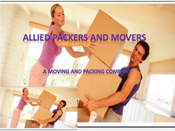 PACKING AND MOVING COMPANY IN INDIA
