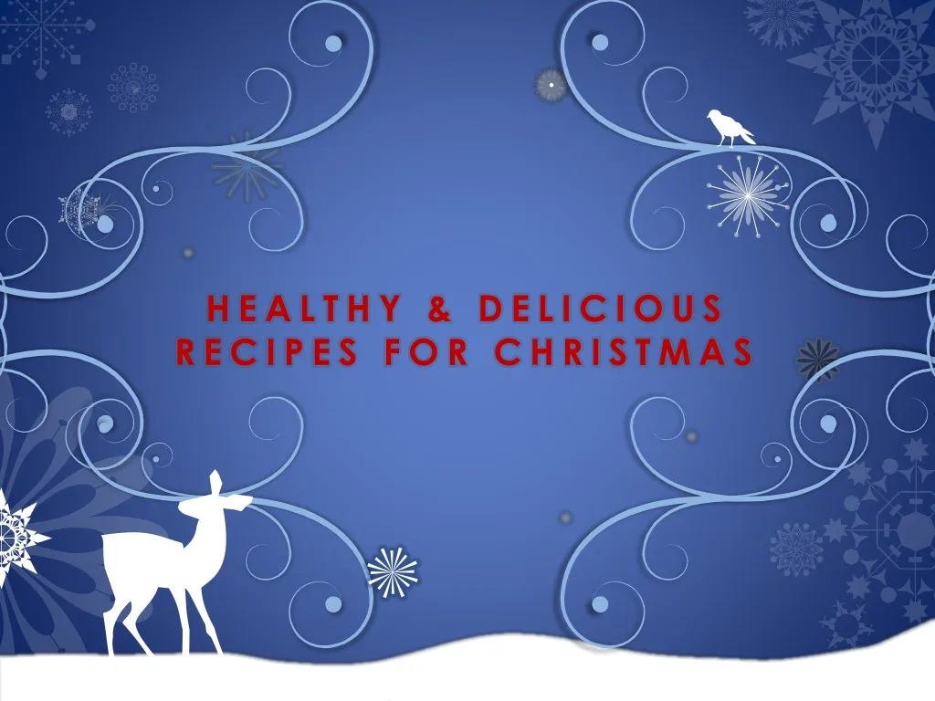 healthy delicious recipes for christmas