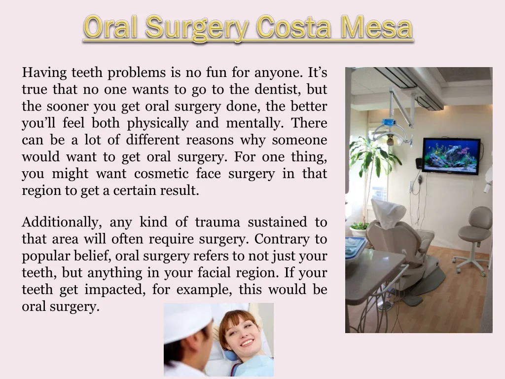 oral surgery costa mesa