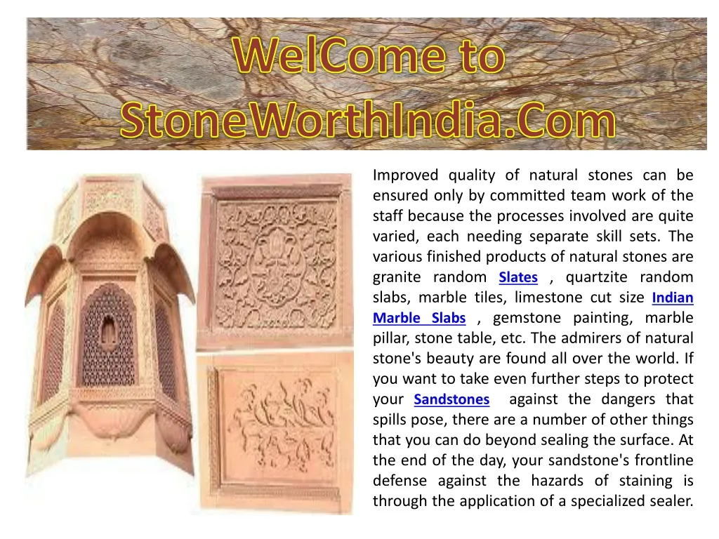 welcome to stoneworthindia com