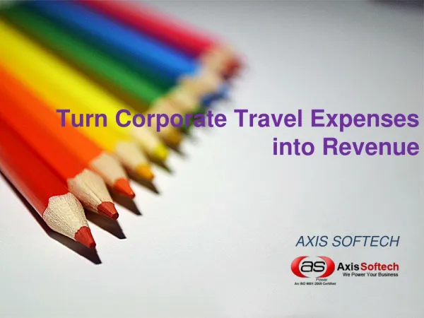 Turn Corporate Travel Expenses into Revenue