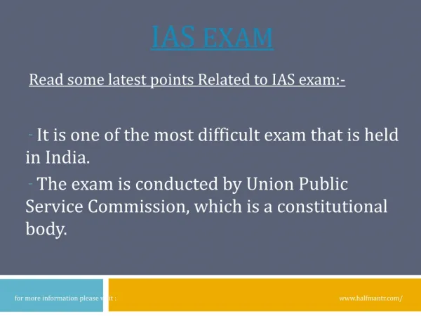 IAS Exam is the best exam in India