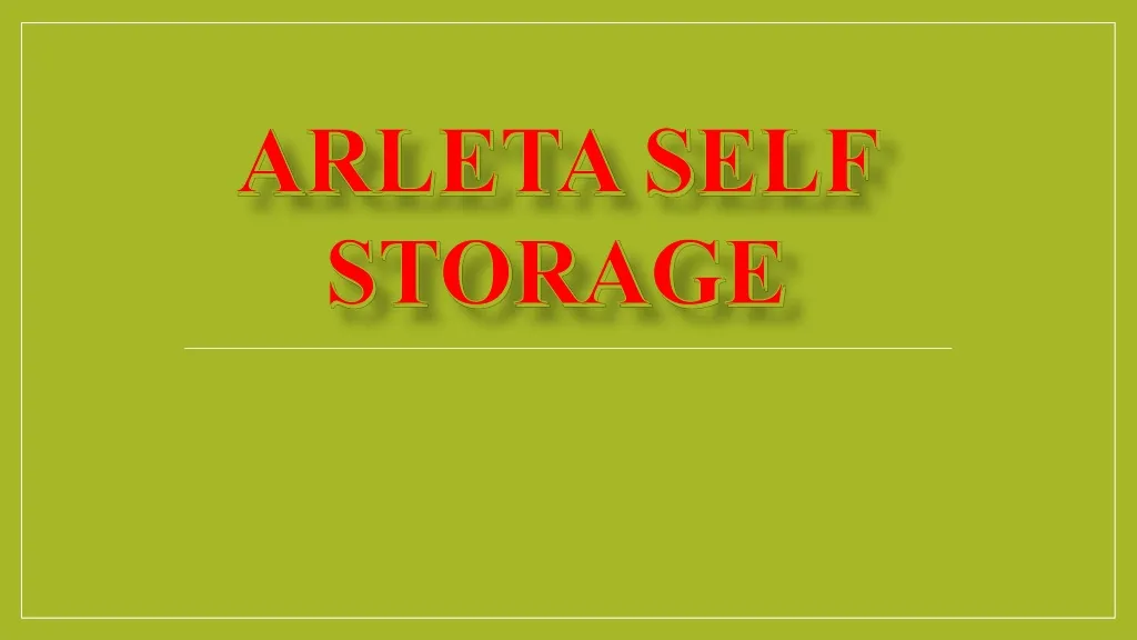 arleta self storage