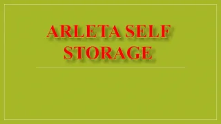 Arleta self storage - slide 1