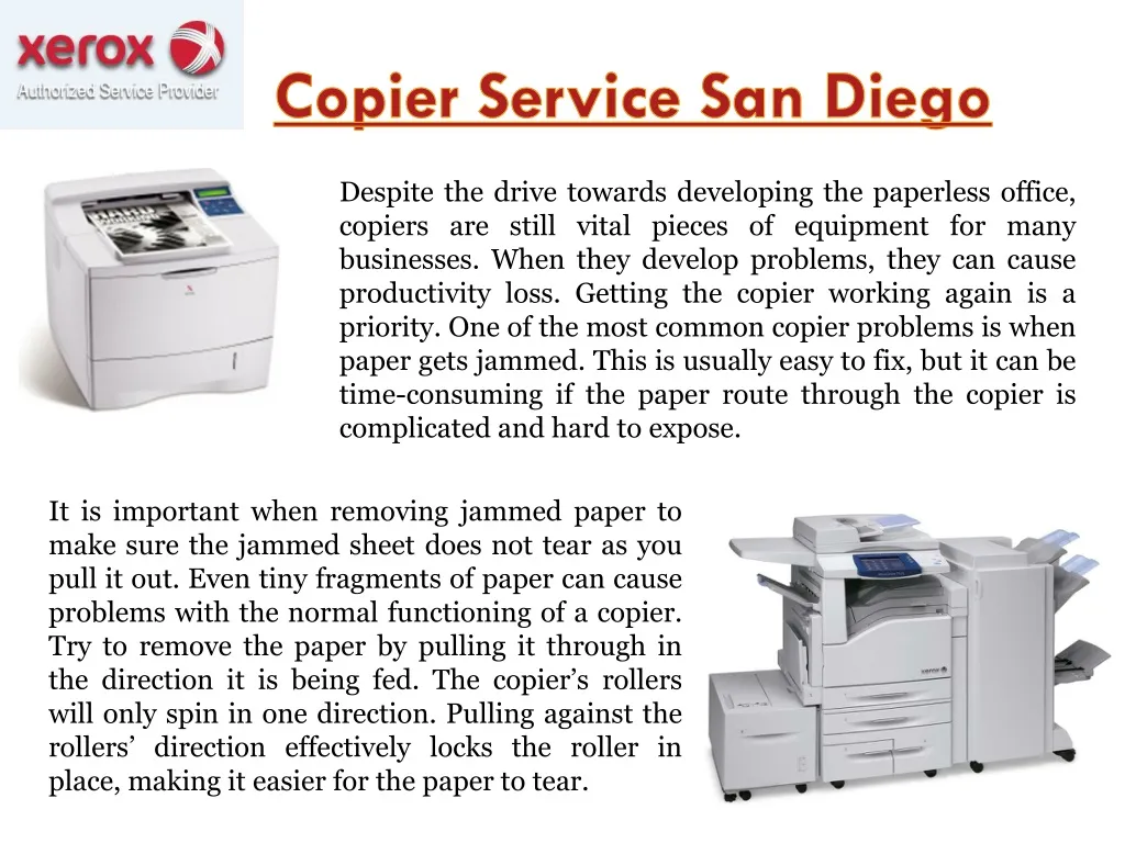 copier service san diego