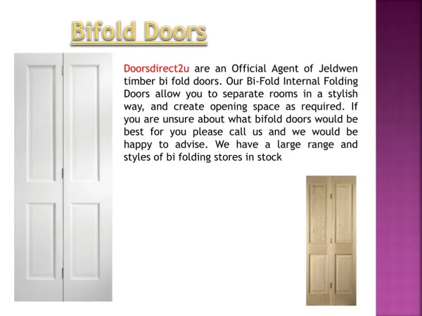 Bi Folding Doors