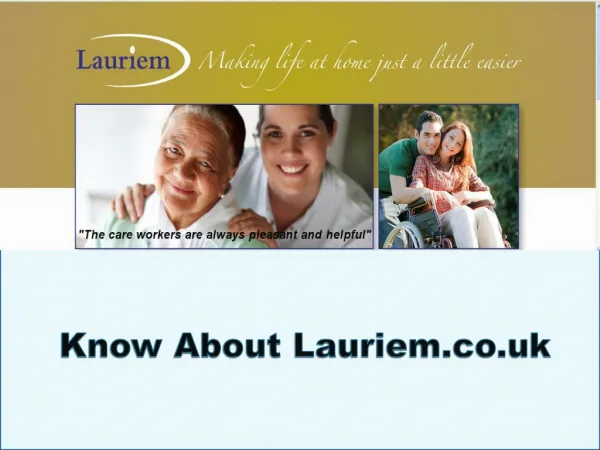 Know about lauriem.co.uk