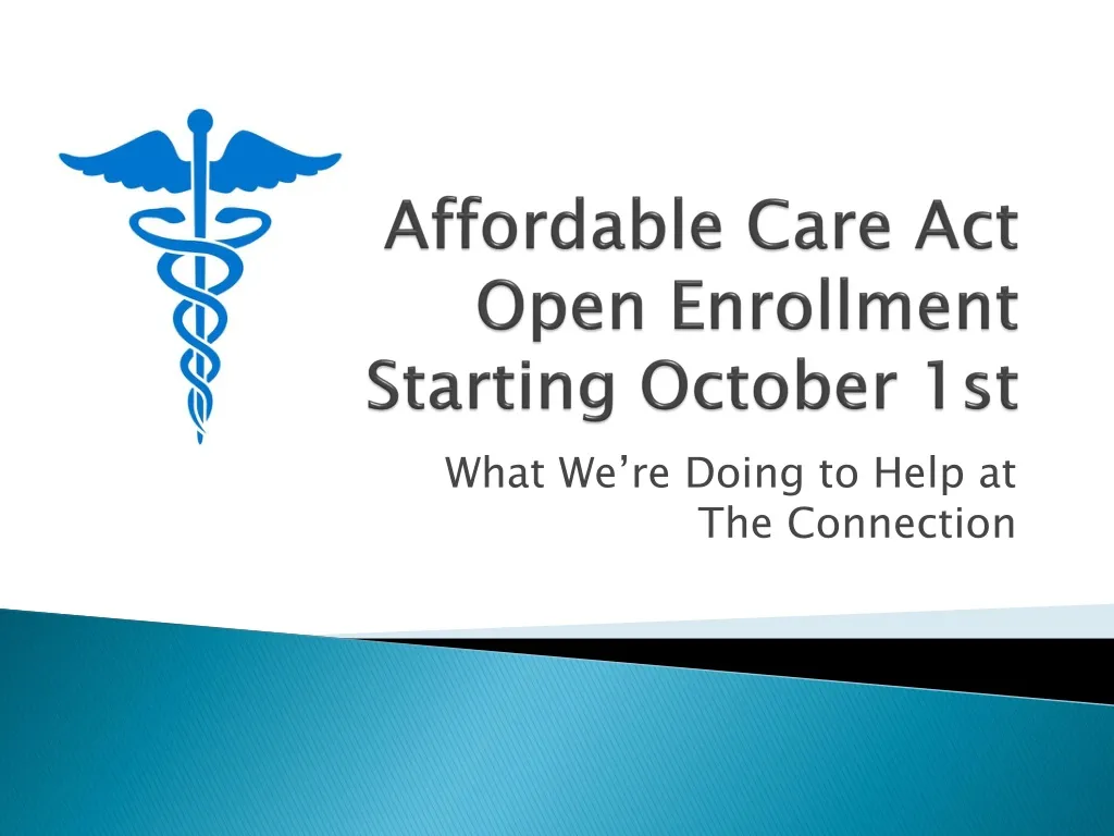 affordable care act open enrollment starting october 1st