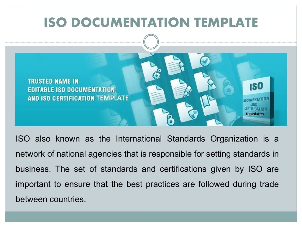 iso documentation template