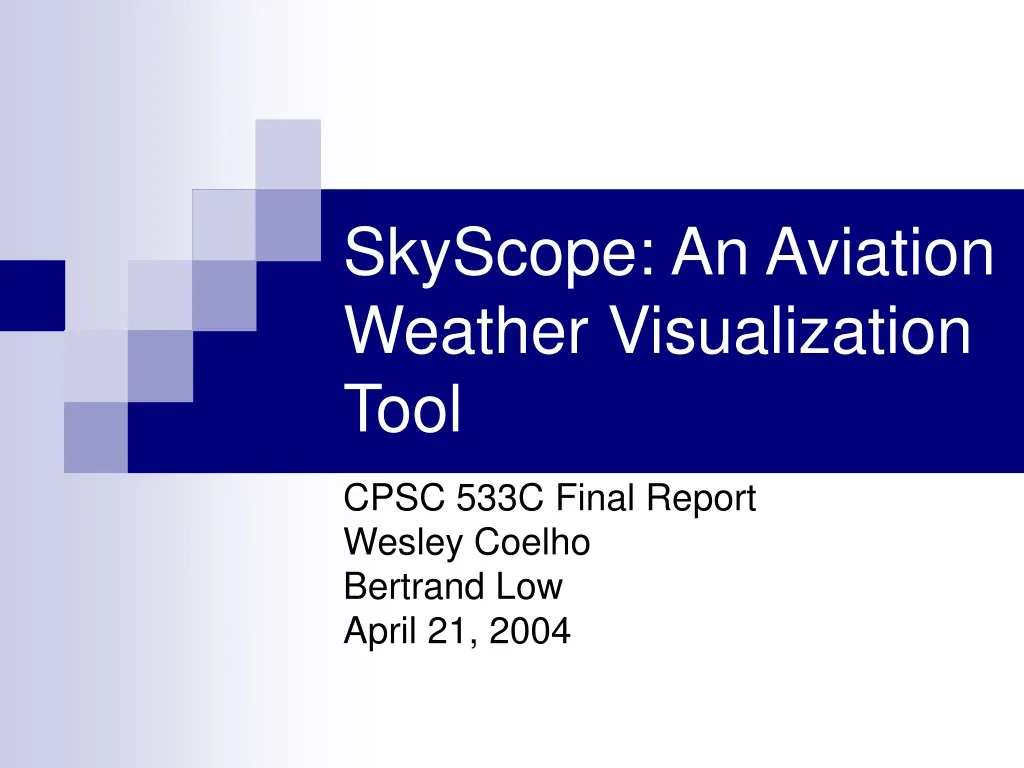 skyscope an aviation weather visualization tool