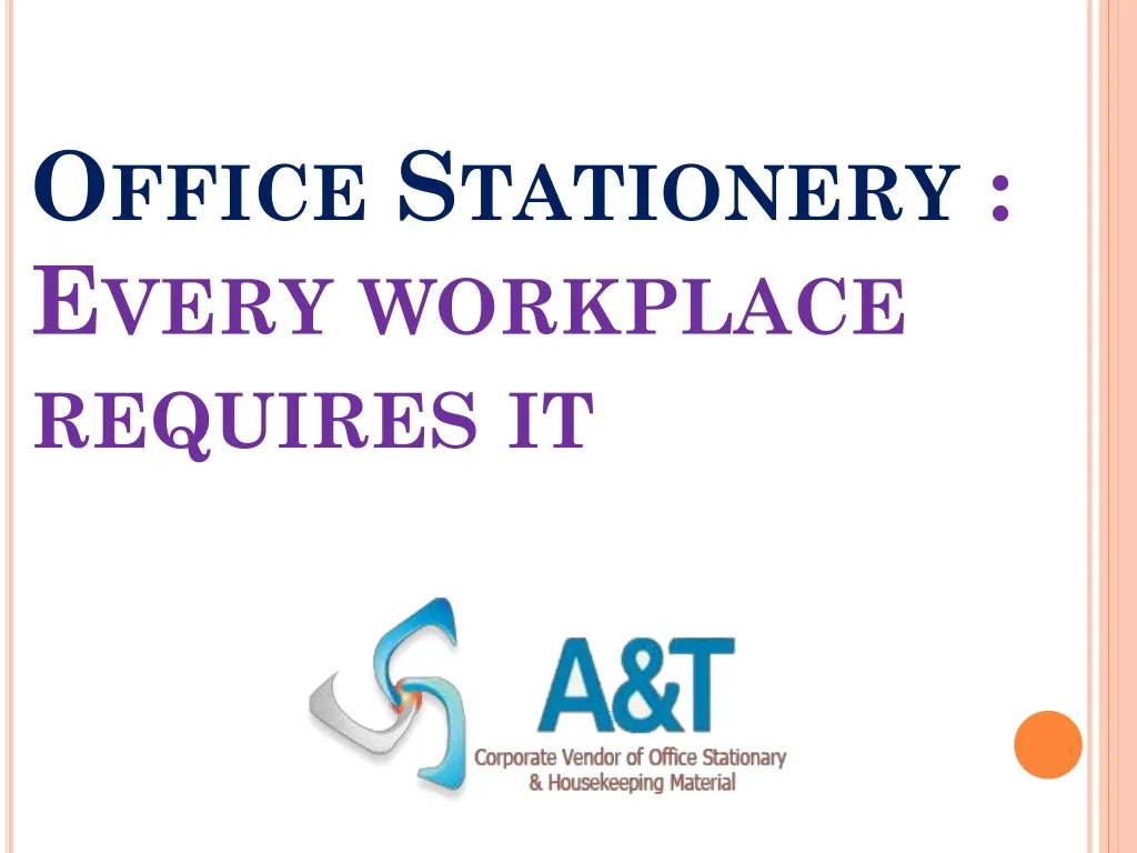 office stationery every workplace requires it