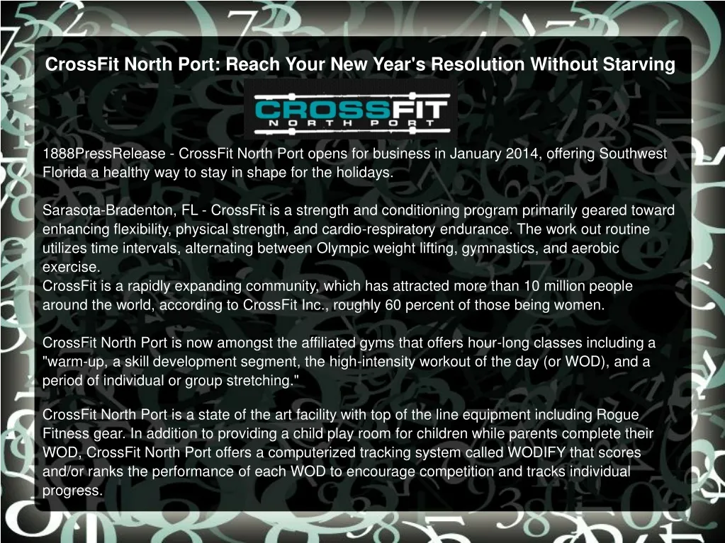 crossfit north port reach your new year
