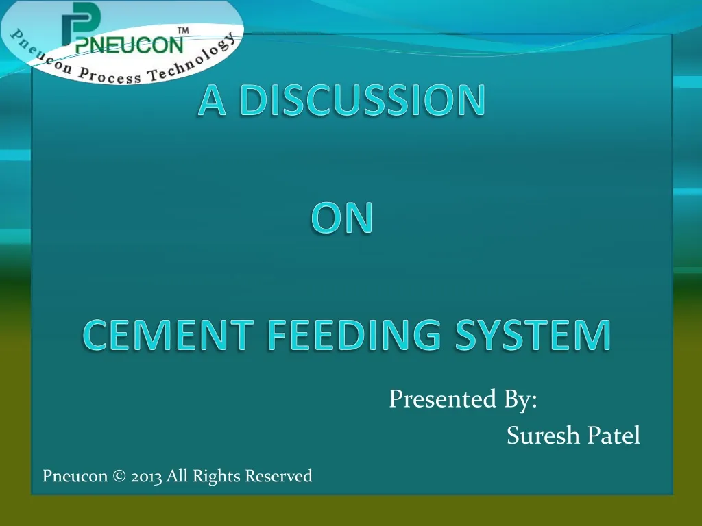a discussion on cement feeding system