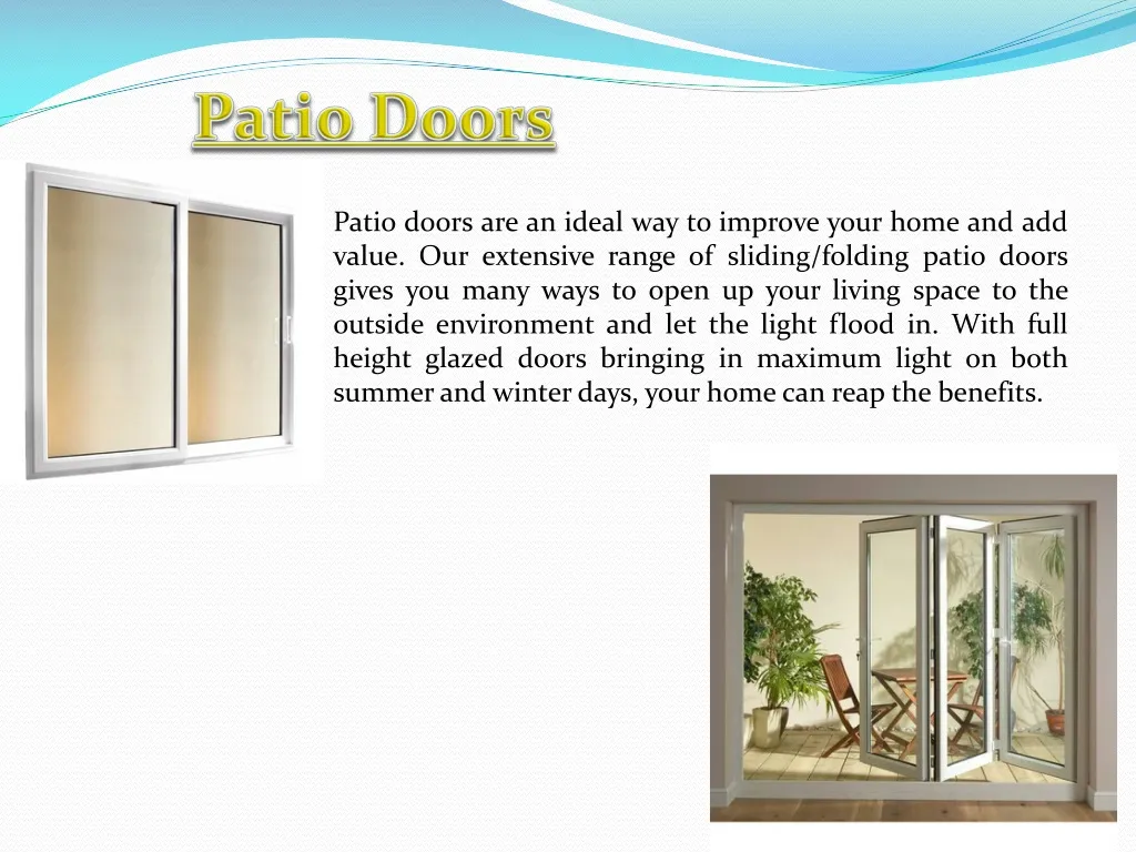 patio doors