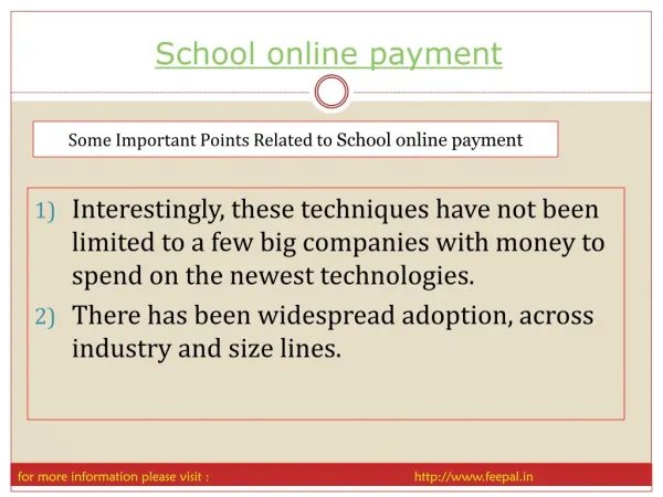 Some steps of PPT for you to online payment for school