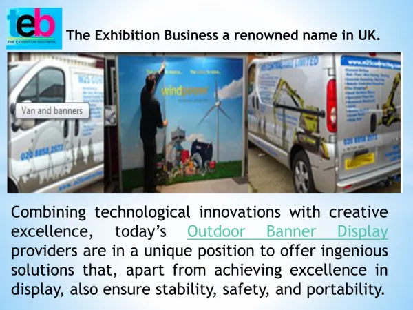 The Exhibition Business a renowned name in UK.