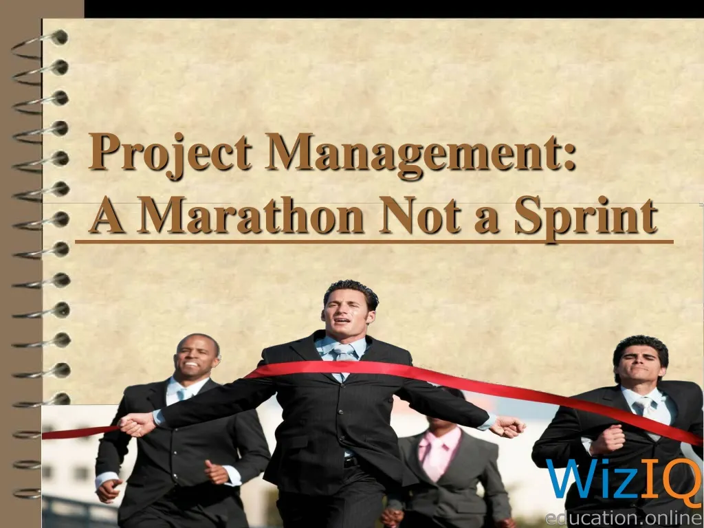 project management a marathon not a sprint