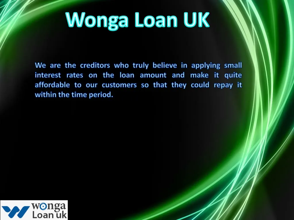 wonga loan uk