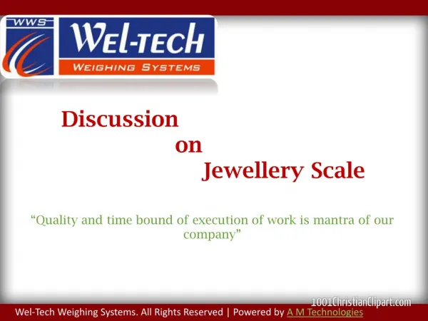 Jewellery scale manufacturers
