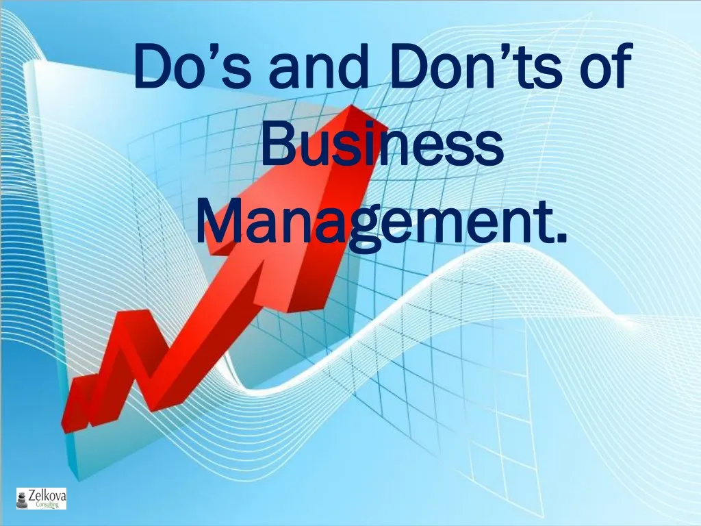 do s and don ts of business management