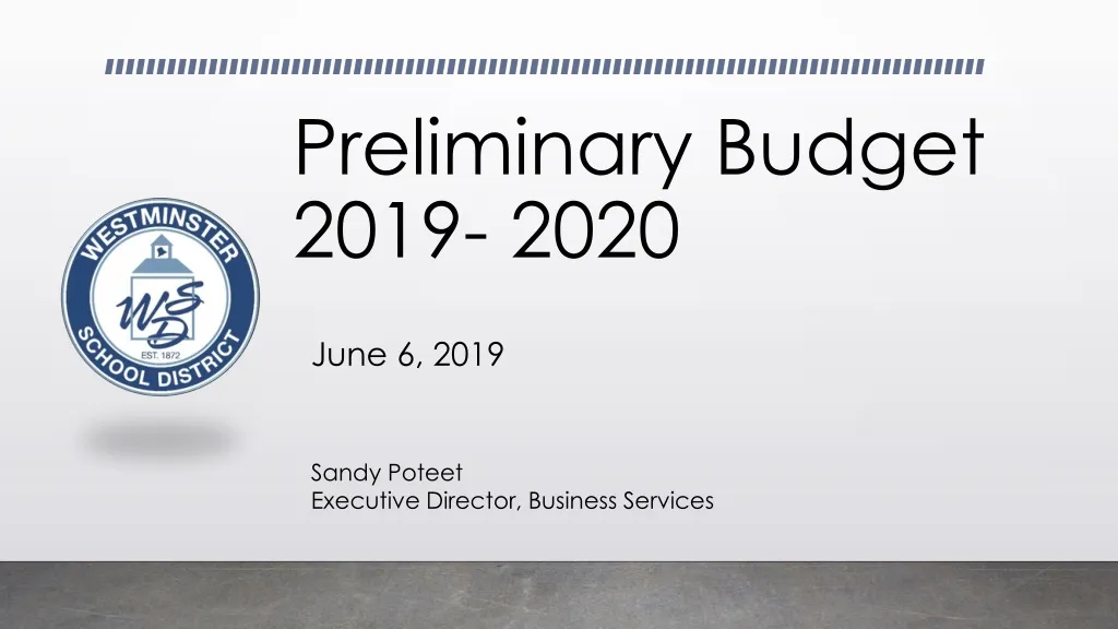 preliminary budget 2019 2020
