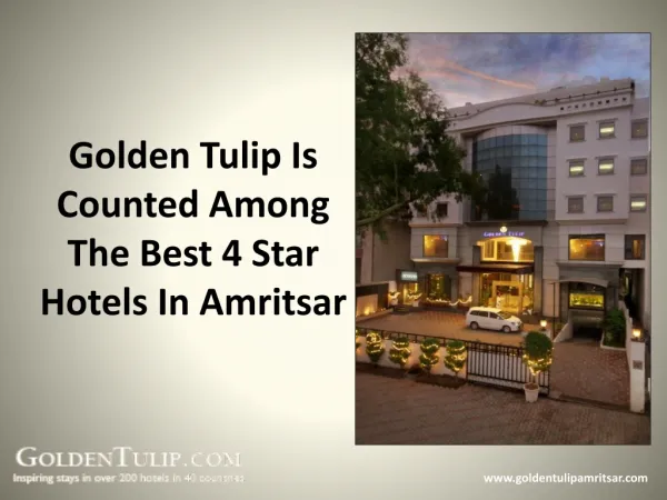 Golden Tulip Is Counted Among The Best 4 Star Hotels In Amri