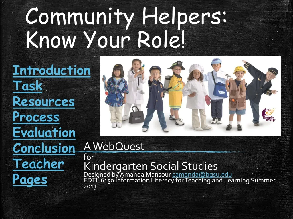 community helpers know your role