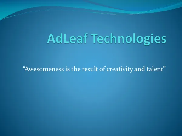 AdLeaf Technologies