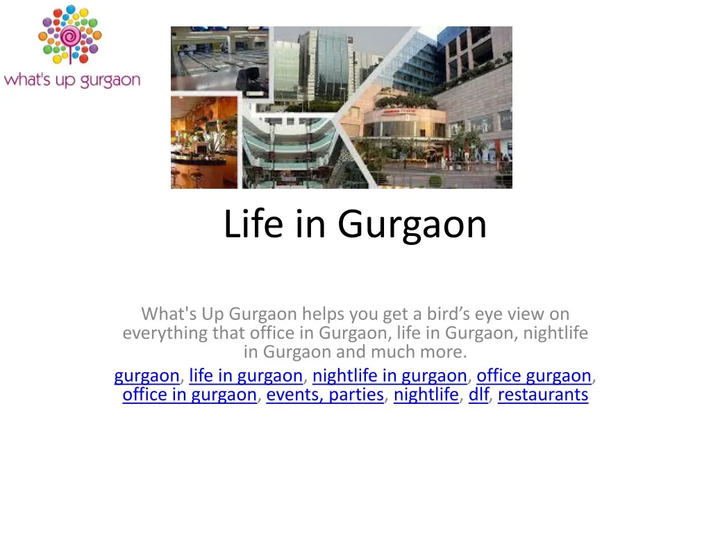 life in gurgaon