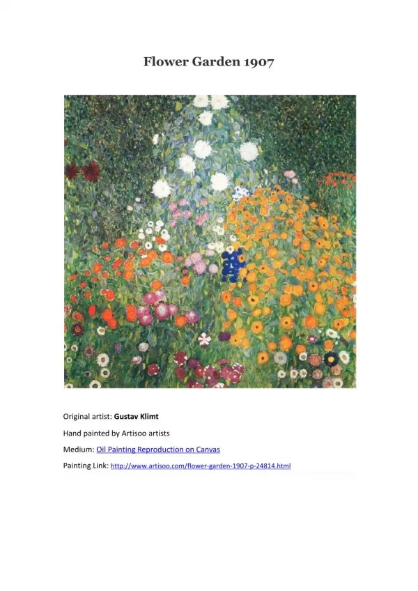 Flower Garden 1907--Artisoo