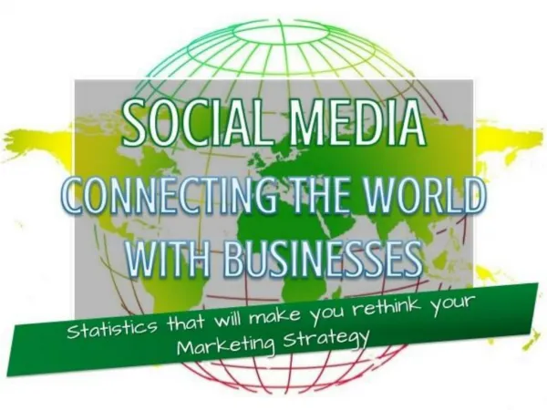 SOCIAL MEDIA - Connecting the World with Businesses
