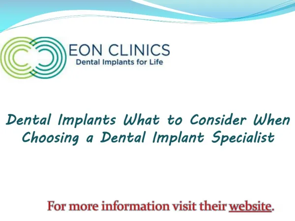 Dental Implants What to Consider When Choosing a Dental Impl