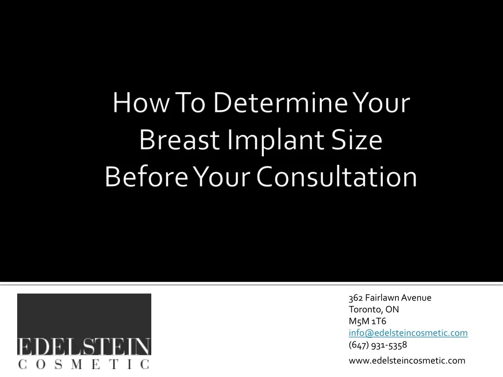 how to determine your breast implant size before