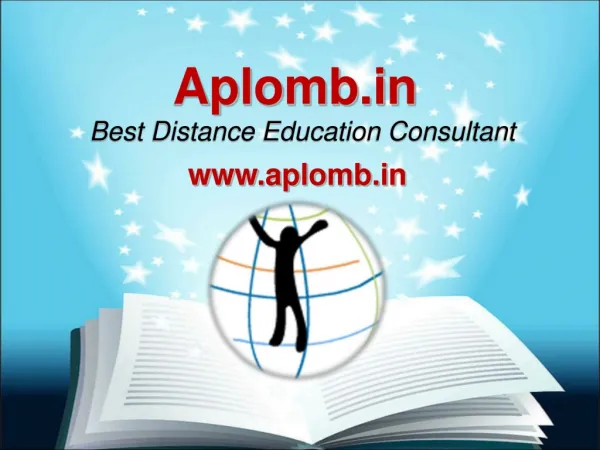 Aplomb India-Distance Education Consultant in India