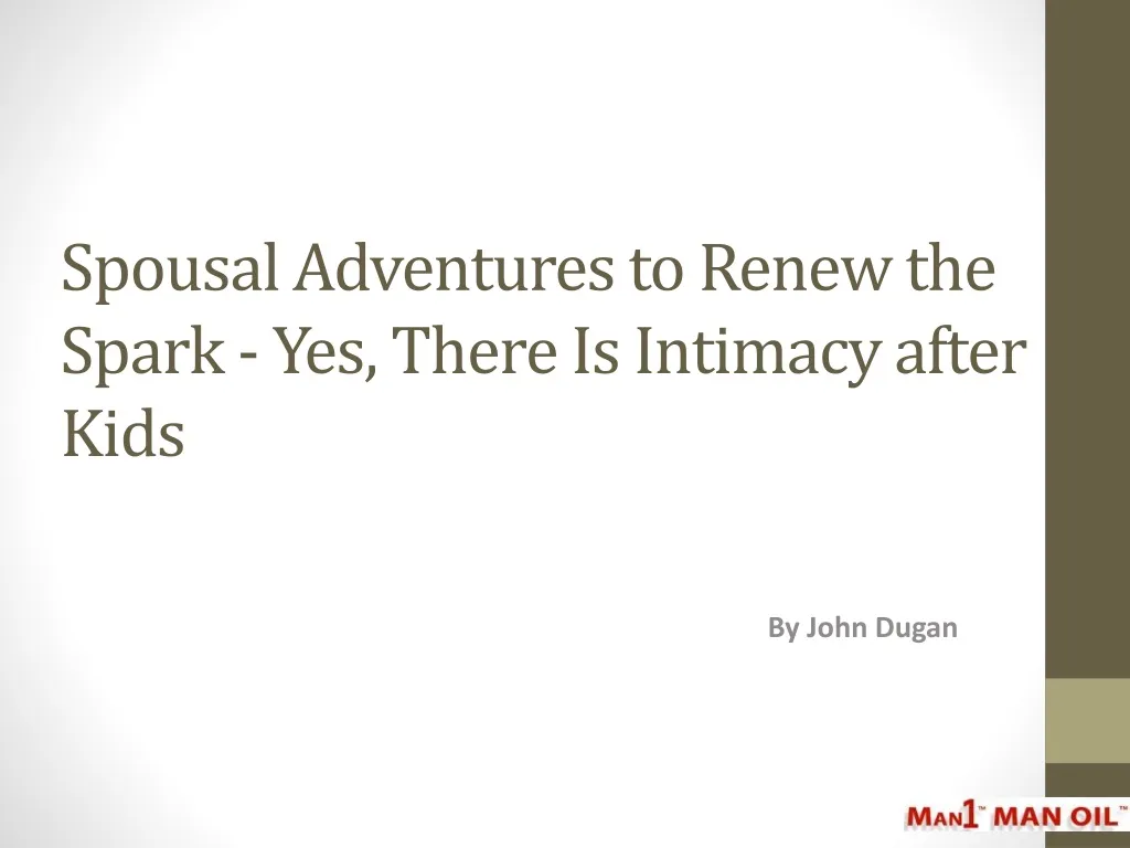 spousal adventures to renew the spark yes there is intimacy after kids