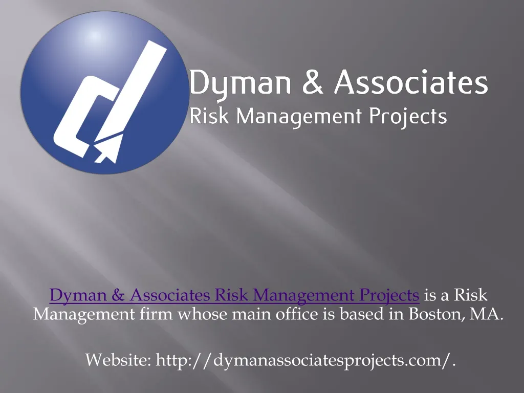dyman associates risk management projects