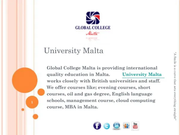 Global College Malta A Best Education Hub
