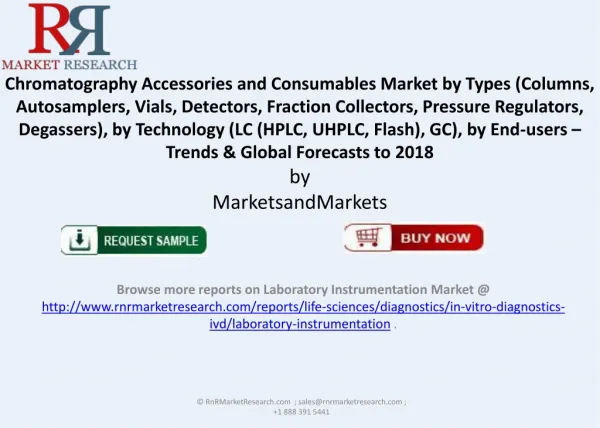 Chromatography Accessories and Consumables Market 2018