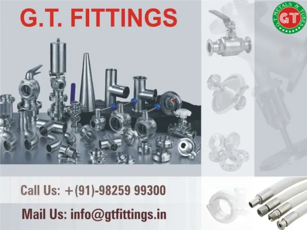 Stainless Steel Electro Polished, TC Fittings - GT Fittings