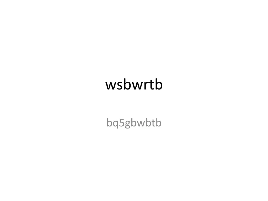 wsbwrtb